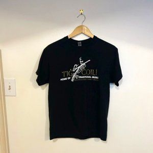 Tig Coili Pub Black T-shirt - Size Medium